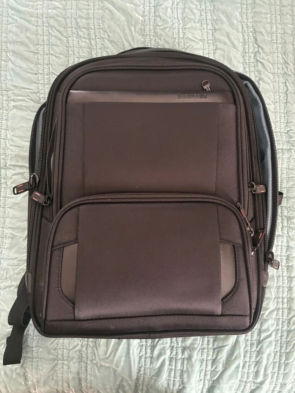 Samsonite Black Laptop Backpack with Front Organizer